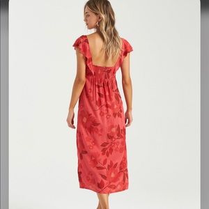 BILLABONG making waves midi floral dress small